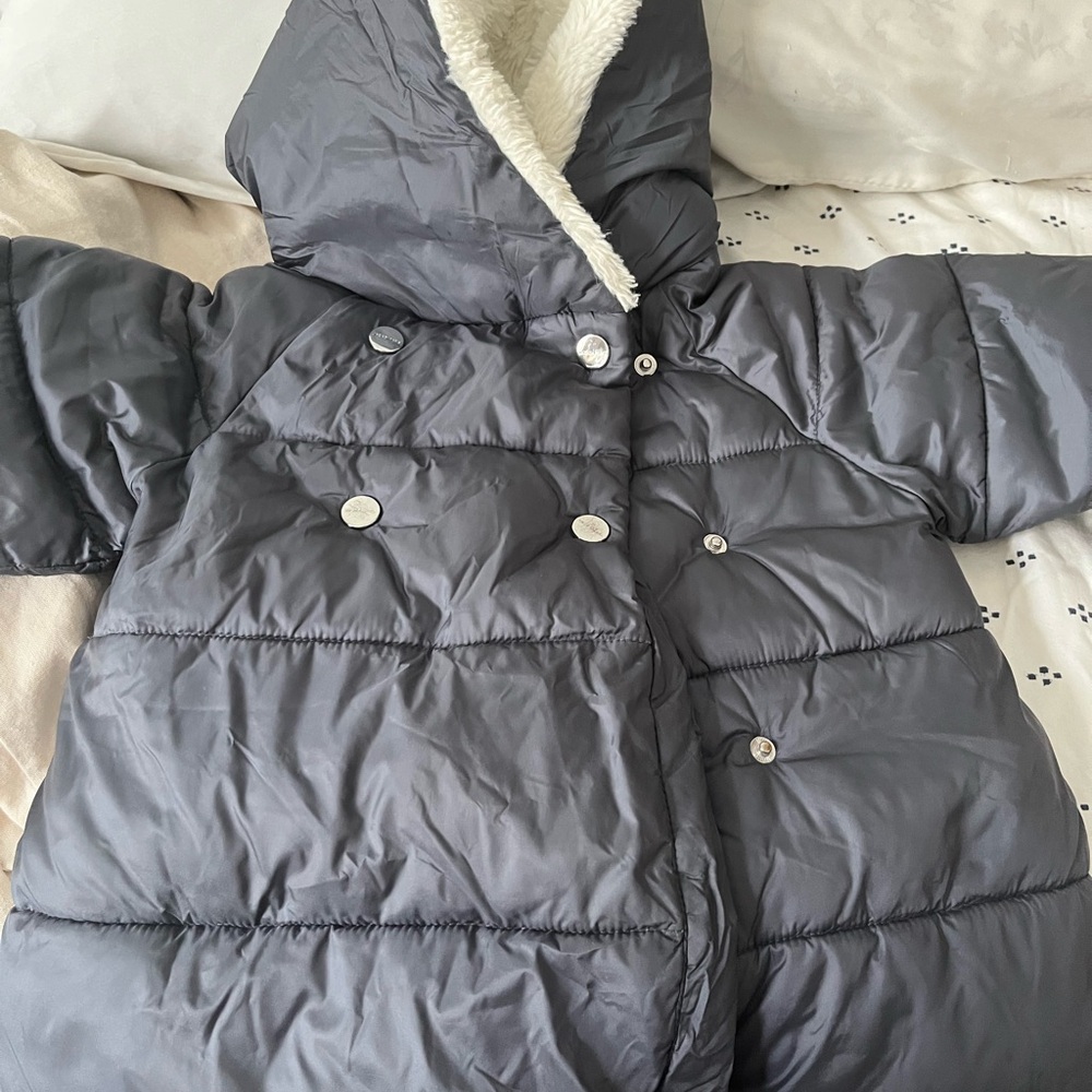 Jacadi Gray Puffer Jacket for Kids